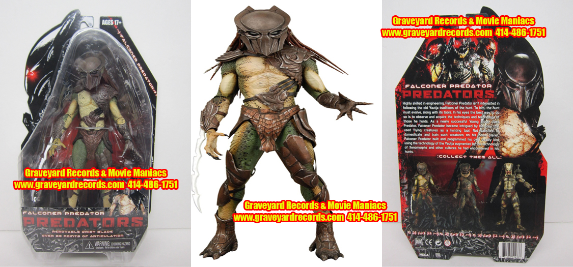 8" Neca Toys Predator 2010 Series 1 - Falconer Predator Figure